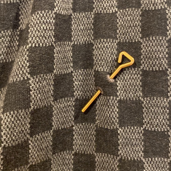 NWT  men's, Louis Vuitton checkered zip up cardigan - Picture 8 of 8